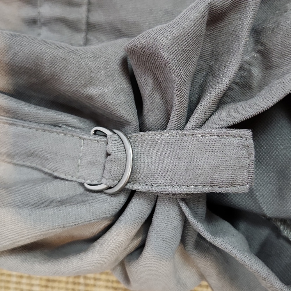 Staccato Dove Gray Shacket Duster Utility Jacket L - Picture 15 of 15